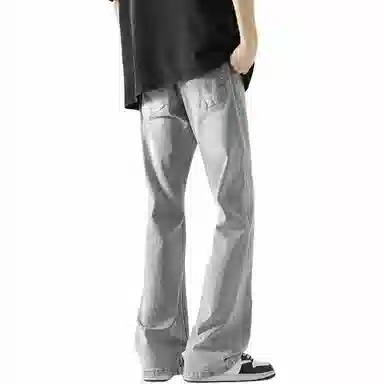 NOWSTIME Straight Jeans Gradient Grey