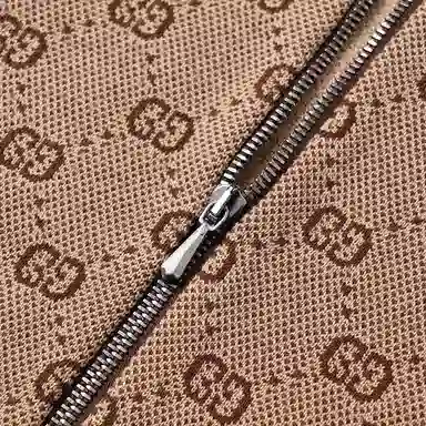 Gucci Jacquard Knit Bomber Jacket