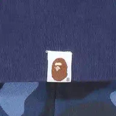 A BATHING APE Shark Hoodie Navy