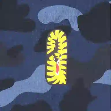 A BATHING APE Shark Hoodie Navy