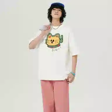 K411 Vintage Cartoon Logo T-Shirt