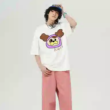 K411 Vintage Cartoon Logo T-Shirt