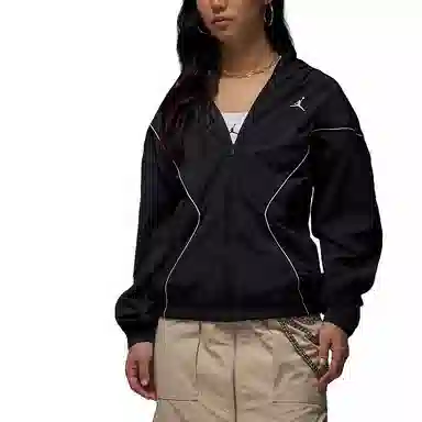 Jordan Lightweight UV Protection Hoodie Jacket Black White