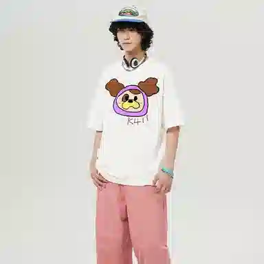 K411 Vintage Cartoon Logo T-Shirt