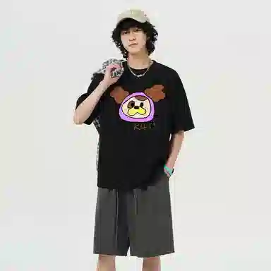 K411 Vintage Cartoon Logo T-Shirt