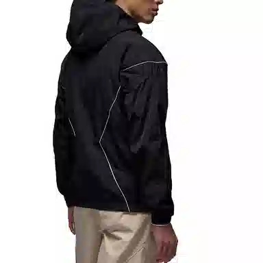 Jordan Lightweight UV Protection Hoodie Jacket Black White