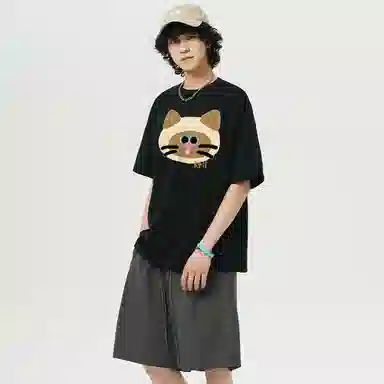 K411 Vintage Cartoon Logo T-Shirt