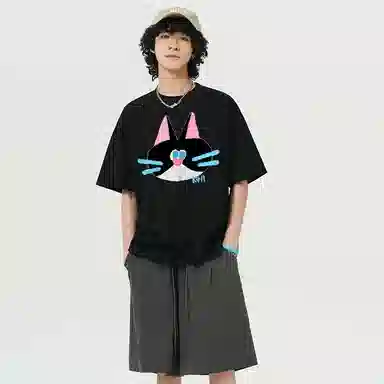 K411 Vintage Cartoon Logo T-Shirt