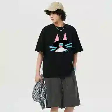 K411 Vintage Cartoon Logo T-Shirt