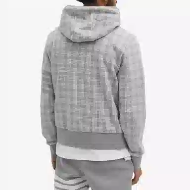 Thom Browne SS22 Hoodie Light Grey