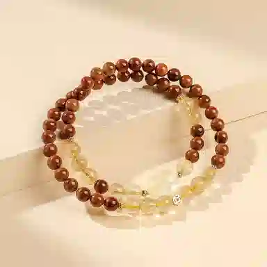 木盛缘 【女朋友和妈妈的水晶貔貅】新中式复古风招财进宝八方来财小众寓意好转运暴富盘玩解压文玩好运 库克 菩提手串 男女同款情侣款