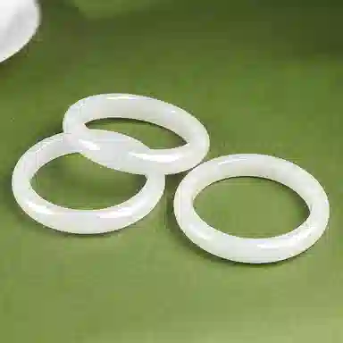 【甄选少翠】 印象眸 新中式白月光青山黛飘绿美人贵妃镯宫廷风通勤古典优雅气质如意顺遂平安喜乐氛围感玉镯 天山翠 手镯 女款