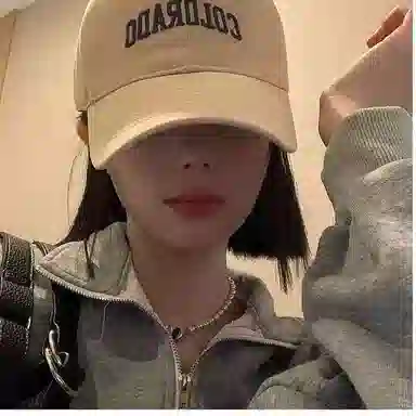 佐闯 遮阳帽大头围加深硬顶显脸小宽帽檐鱼尾 棉 鸭舌帽 女款