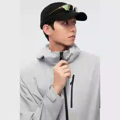 波司登  冲锋衣系列 户外防风防水透气纯色胸贴袋徒步骑行登山连帽单壳  秋季冲锋衣 男款