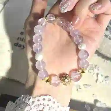 丰运阁 【智慧六芒星】 温柔气质优雅百搭小众原创设计 紫气东来转运戴#好运 开拓思维助学业上岸能量磁场天然 紫水晶 手串 女款