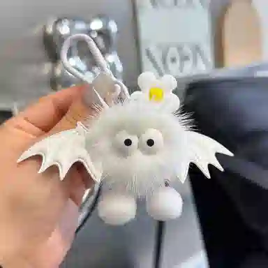 丹琴 可爱精灵蝙蝠小恶魔包包钥匙扣书包背包挂饰卡通玩偶公仔 合金 挂件 男女同款情侣款