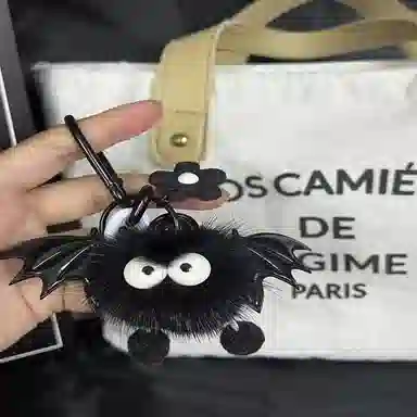 丹琴 可爱精灵蝙蝠小恶魔包包钥匙扣书包背包挂饰卡通玩偶公仔 合金 挂件 男女同款情侣款