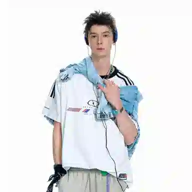 BJHG Retro Striped Raglan Tee