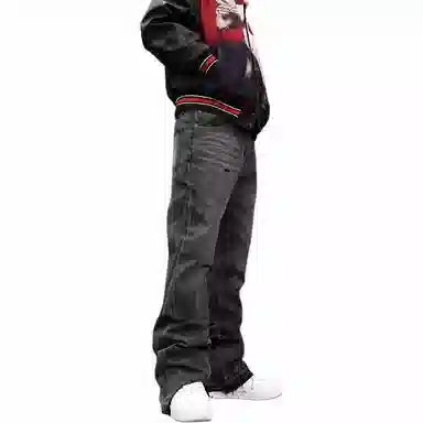 Southteenager Vintage Distressed Jeans Black Grey