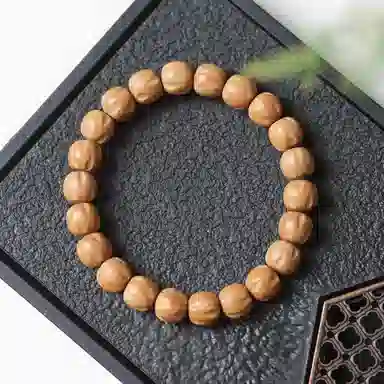 書卓 原色无相 精选优质原籽 手工打磨 极致归圆 精修精卡 猴头核桃 手串 男女同款情侣款