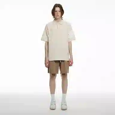 ICONS Lab x SSUR PLUS Striped Polo Collar T-Shirt