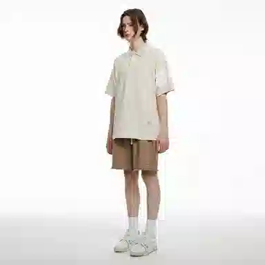 ICONS Lab x SSUR PLUS Striped Polo Collar T-Shirt