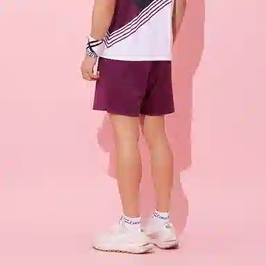 可莱安 舒适透气吸湿速干五分运动短裤 男款 紫色