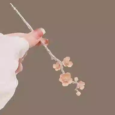 水中玉 新中式发钗古风盘发发饰高级感簪子国风步摇头饰 合金 发簪 女款