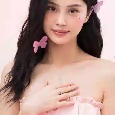 珂里 轻奢小清新人鱼之泪简约百搭水滴设计感超仙甜美锁骨链 环保合金 项链 女款