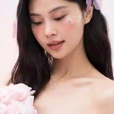 珂里 轻奢小清新人鱼之泪简约百搭水滴设计感超仙甜美锁骨链 环保合金 项链 女款