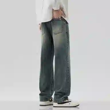 EPTISON Vintage Loose Straight Jeans