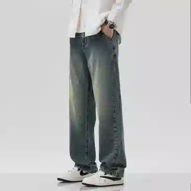 EPTISON Vintage Loose Straight Jeans