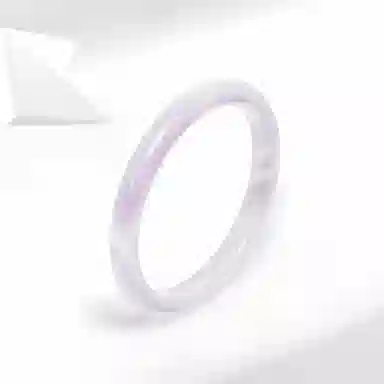 六桂福 福韵金 香芋紫手饰 新中式精致轻奢时尚优雅 简约小众高级感设计日常通勤百搭#好运 玻璃猫眼 手镯 女款