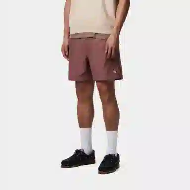 Carhartt WIP Chase Swim Trunks Dark Pink