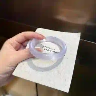 兰慕茵诺 新中式轻奢冰底香槟金 一步一响 温婉气质清冷感美人必备 显白素圈香槟色 #好运 琉璃 手镯 女款