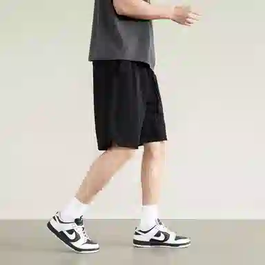 兰缪 基础户外运动简约美式复古休闲短裤 男女同款