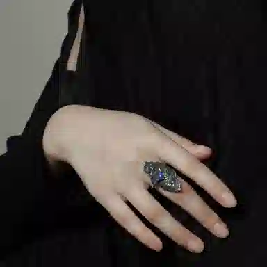 M.Wong Desire Series Adjustable Silver Ring