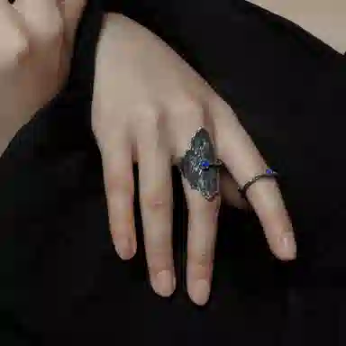 M.Wong Desire Series Adjustable Silver Ring