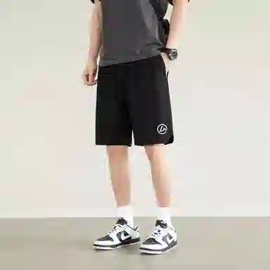 兰缪 基础户外运动简约美式复古休闲短裤 男女同款