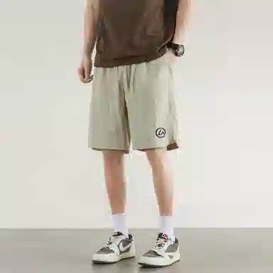 兰缪 基础户外运动简约美式复古休闲短裤 男女同款