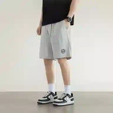 兰缪 基础户外运动简约美式复古休闲短裤 男女同款