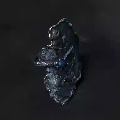 M.Wong Desire Series Adjustable Silver Ring