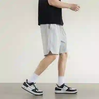 兰缪 基础户外运动简约美式复古休闲短裤 男女同款