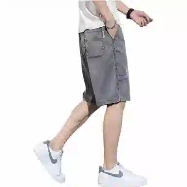 吉肯蒂 薄款宽松运动中裤休闲短裤 男款