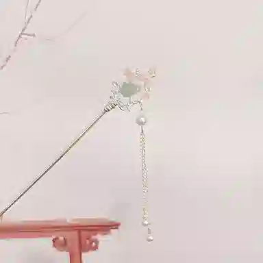 【爱意随风起】 指尖瑰宝 新中式梅花葫芦流苏复古后脑勺盘发古风步摇福禄平安通勤百搭简约文艺范 镀银 发簪 女款