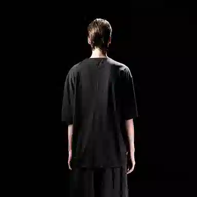 Huànxiàngzhě Embroidered T-Shirt Black