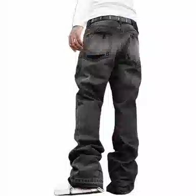 Southteenager Vintage Distressed Jeans Black Grey