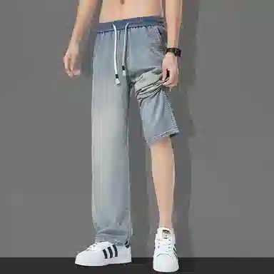 童先森 薄款直筒垂感休闲裤 男款