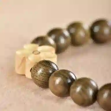 【品行高洁】 色菲尔 佛珠古风玩檀香念珠多圈盘玩 阴沉木 手串 男女同款情侣款