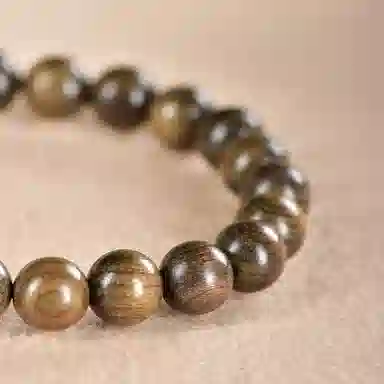 【品行高洁】 色菲尔 佛珠古风玩檀香念珠多圈盘玩 阴沉木 手串 男女同款情侣款